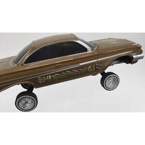 Aztec Gold Lowrider Remote 9" Highly Collector Model Car Art RARE Collectable